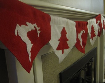 Winter Themed Felt Banner