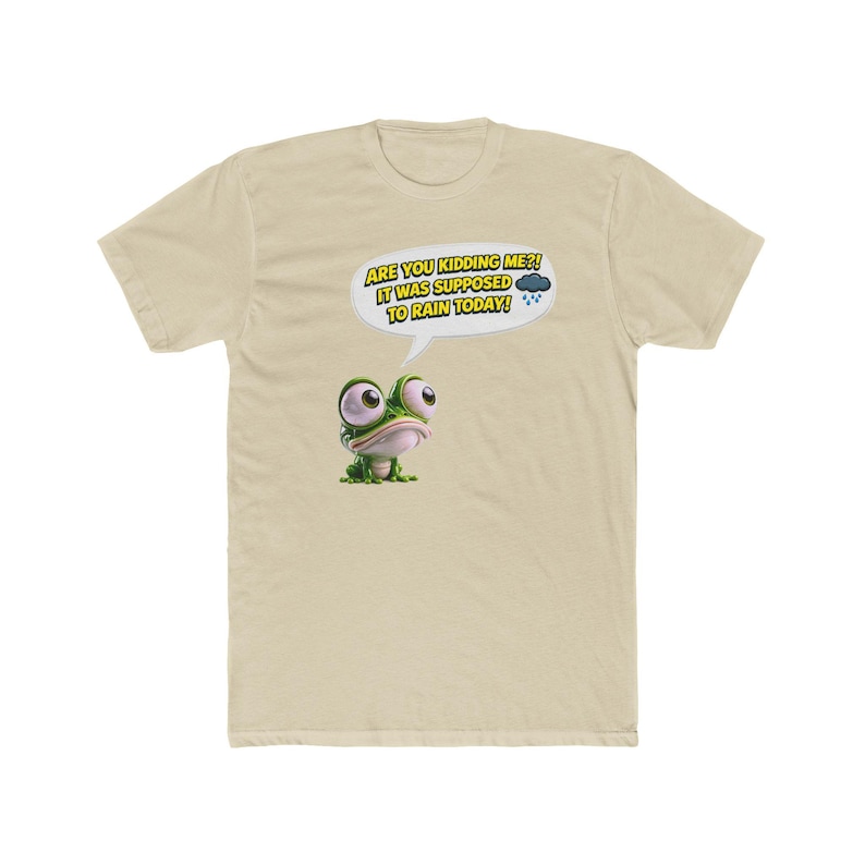 Camiseta divertida con estampado de niebla, camiseta viral para introvertidos con estética sarcástica | Camiseta con linda rana de dibujos animados imagen 1