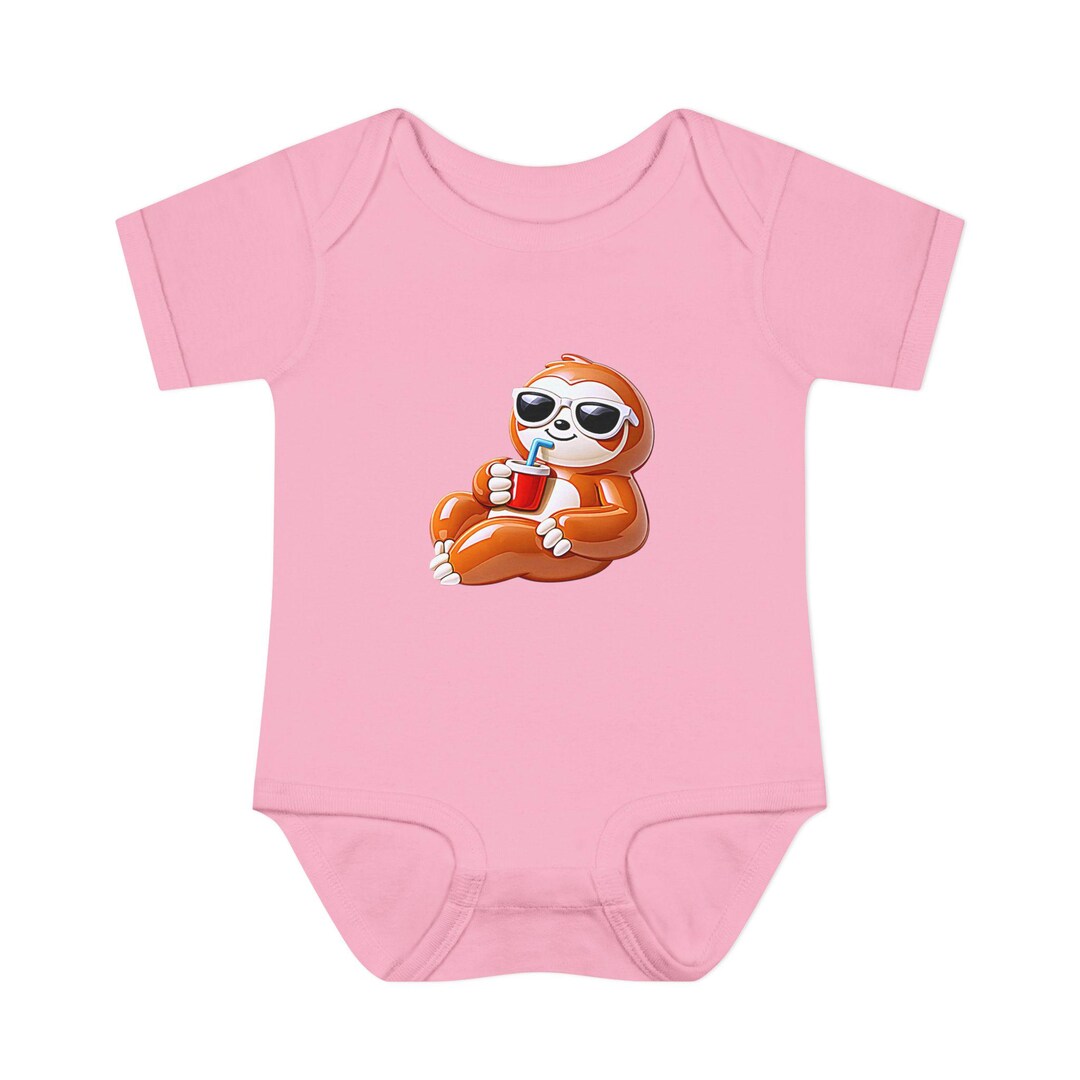 Sloth Shirt Viral Gamer Kids Chill Sloth Legendary | Cute Baby Onesie ...