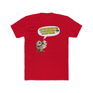 Camiseta divertida con estampado de niebla, camiseta viral para introvertidos con estética sarcástica | Camiseta con linda rana de dibujos animados imagen 5