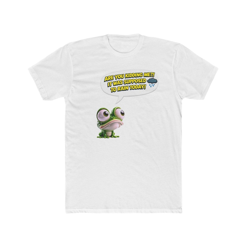 Camiseta divertida con estampado de niebla, camiseta viral para introvertidos con estética sarcástica | Camiseta con linda rana de dibujos animados imagen 2