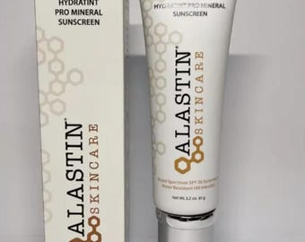 ALASTIN Skincare HydraTint Pro Mineral Sunscreen-Broad Spectrum Mineral Sunscreen with Sheer Tint (3.2 oz)
