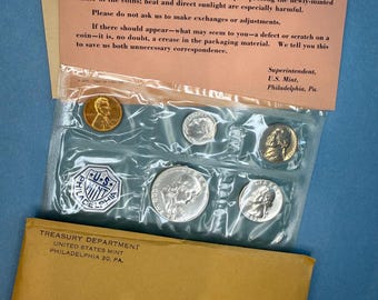 1962 U.S. Proof Set – Original Sealed Envelope