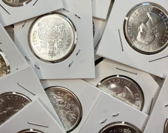 1964 Canadian 50 cent Silver Coin – Brilliant Uncirculated (BU)