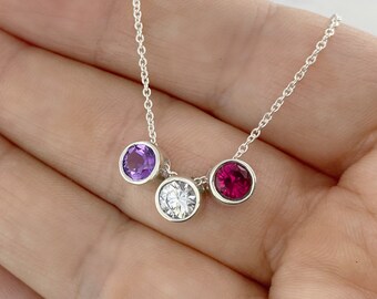 Family Necklace, Mothers Necklace, Grandmothers Necklace, Gift For Mom, Gift for Grandmother,  Mothers Jewelry, Mothers Pendant