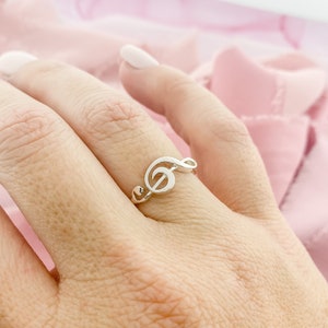 Music note ring sterling silver online