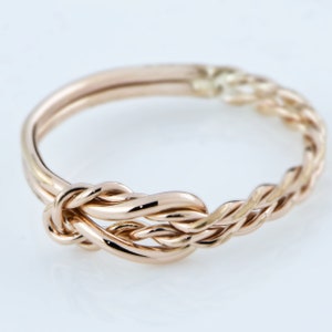 Rose Gold Infinity Knot Ring