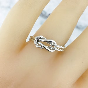 Sterling Silver Infinity Knot Ring