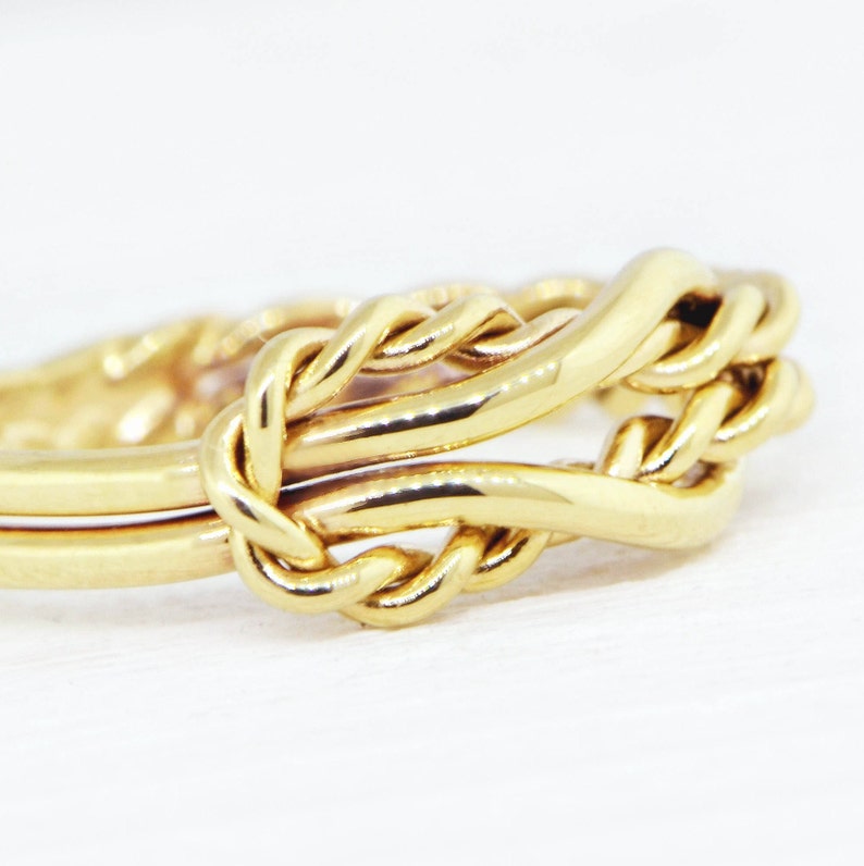 Yellow Gold Infinity Knot Ring