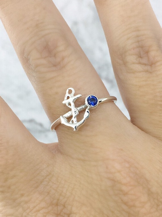 Navy shop blue birthstone
