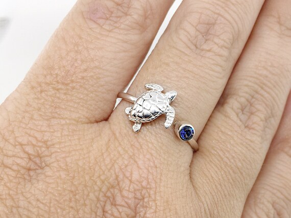 Sea turtle jewelry with deals birthstone