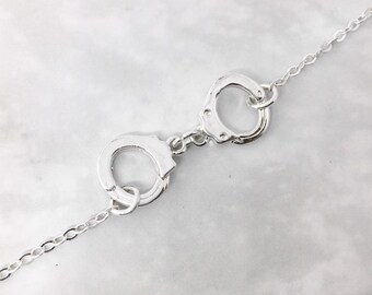 Handcuff Charm Necklace Handcuff 