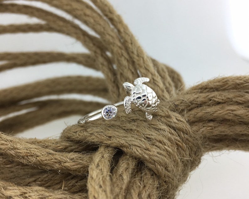 Sea Turtle Ring Birthstone Jewelry July Birthstone Ring Turtle Jewelry Personalized Ring Red Stone Ring