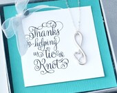Maid Of Honor Gift, Bridesmaid Gift, Infinity Heart Pendant, Infinity Pendant, Will You Be My Bridesmaid, Gift For Her