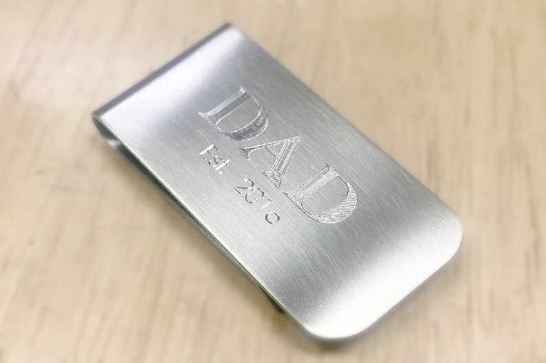 Gifts For Dad Custom Money Clip Personalized Money Clip Etsy - image 0
