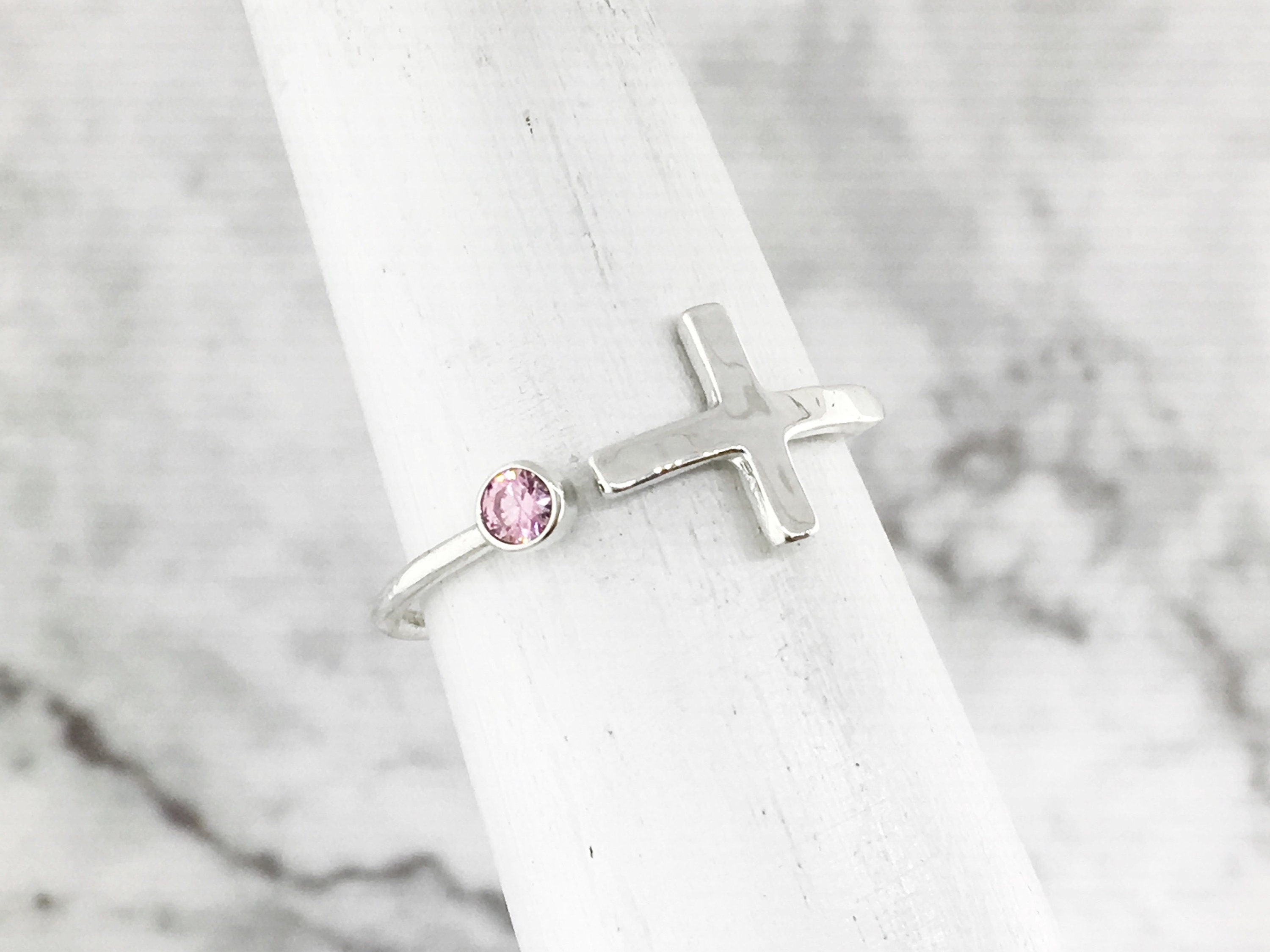 Birthday Ring Gift For Her Promise Ring Adjustable Ring Etsy