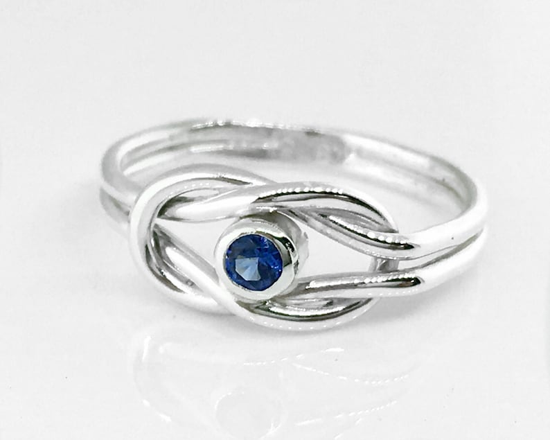 September Birthstone Ring for Her Sapphire Birthstone Ring | Etsy