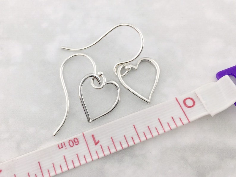 Heart Earrings Valentine/'s Day Gift Heart Dangles Heart Jewelry