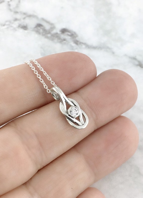 April Birthday Charm Clear Cubic Zirconia Sterling Silver April Birthday Charm Clear Cubic Zirconia Sterling Silver