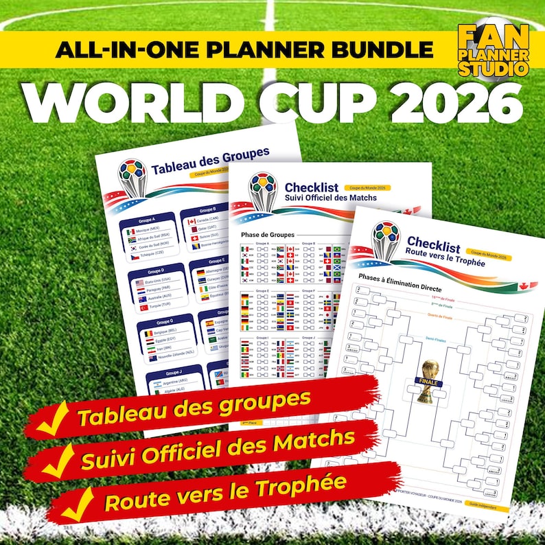 2026 World Cup Football Planner | Tournament Tracker and Soccer Fan