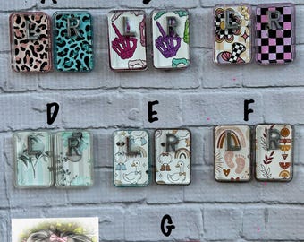Custom Xray Markers - Initials  Letters or Numbers A-Z, 0-9 Marker Parker - Radiology Badge - Xray Student - Rad Tech - Lead Letters