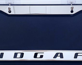 IDGAF Stainless Steel License Plate Frame