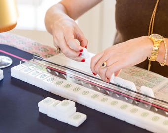 Scallop Acrylic Mahjong Racks