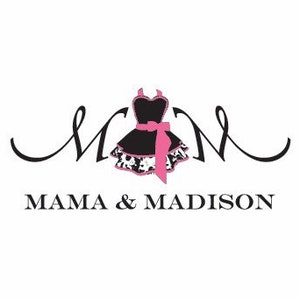 MamaMadison Custom Apron Options...Add A Lace Trimmed Monogrammed Pocket To Any Apron Purchase...APRON IS ADDITIONAL image 1