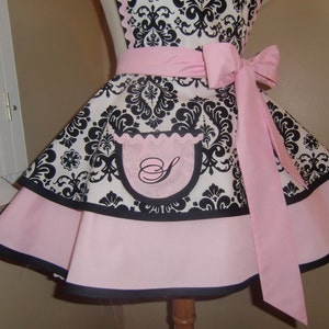 MamaMadison Custom Apron Options...Add A Lace Trimmed Monogrammed Pocket To Any Apron Purchase...APRON IS ADDITIONAL image 5