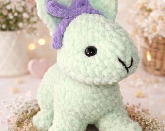 Soft Handmade Bunnie Plushie 10.5 inch