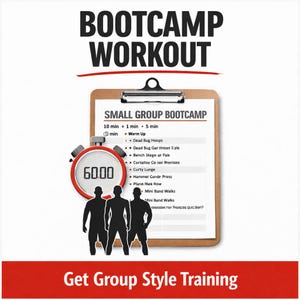 Small Group Gym Workout | Trainer-Led Strength Training (PDF Download)