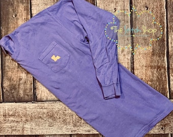 Comfort Colors Brand Louisiana Pocket Tee