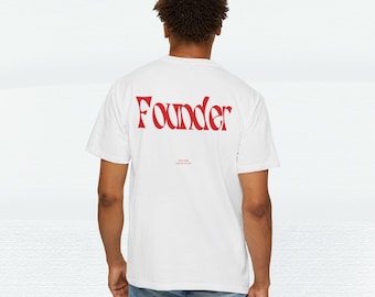 Founder Gift Graphic Tee | Startup Entrepreneur Business Owner Tshirt | Silicon Valley