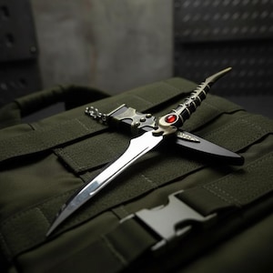 Anime 6.7inch Blade Dragon Thrones Katana Sword Prop – Metal Unsharpened Sword Replica, Real Size Cosplay Weapon, Japanese Style Gift Decor