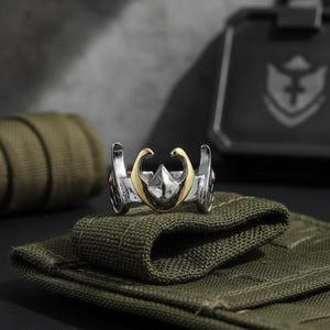 Anillo de Pegaso de Saint Seiya, joyería de cosplay de los Caballeros del Zodiaco, ajustable, de bronce, regalo para fans.