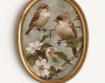 Antique Bird Print: French Country Farmhouse decor, PRINTABLE Digital Download