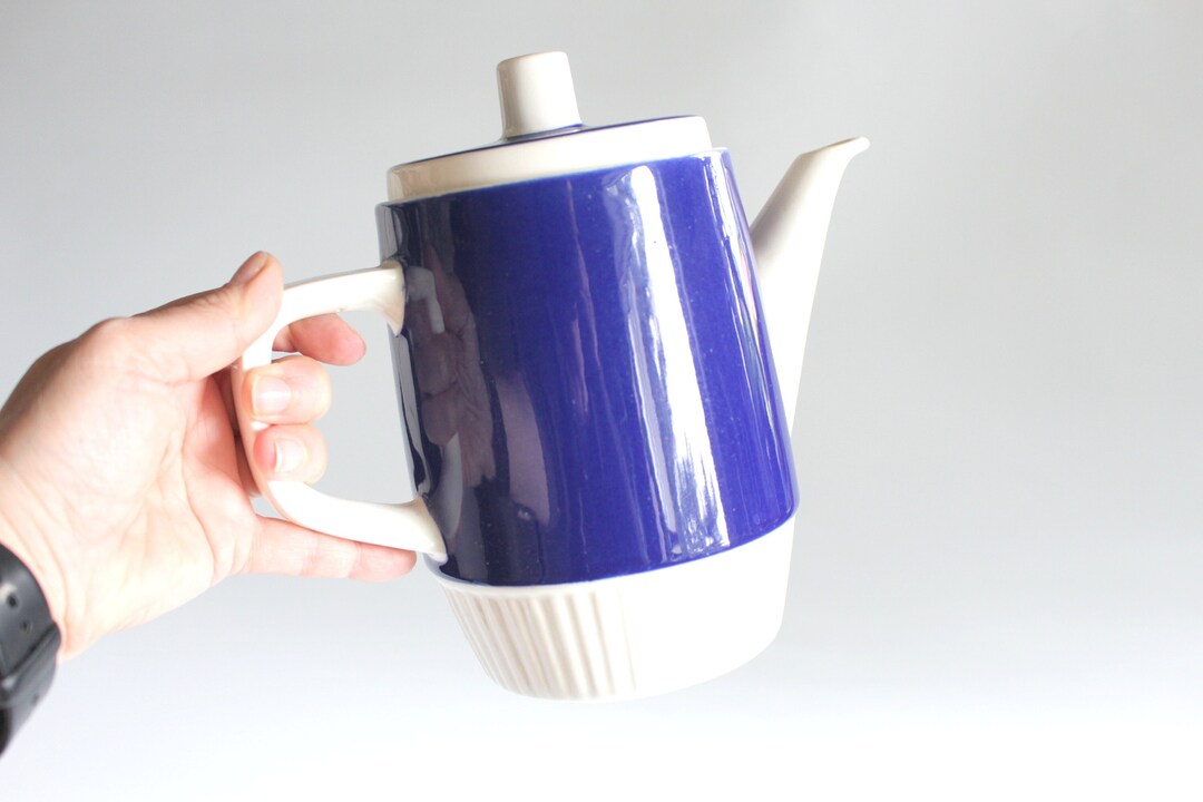 Vintage Cobalt Blue Villeroy & Boch Vera Series Coffee/tea Pot Etsy