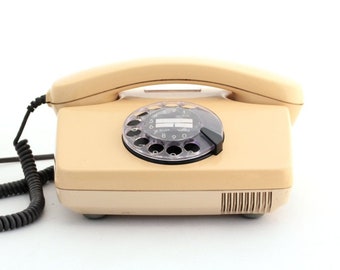 Rotary Telephone from the 80s - Siemens, Vintage collectibles for office decor