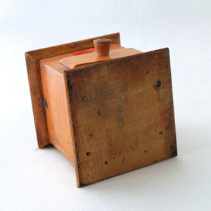 Vintage wooden coffee mill / grinder 60s image 5