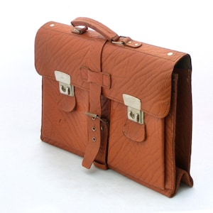 Porte-documents en cuir, sac messager marron, cartable vintage, cartable solide universitaire, sacoche pour ordinateur portable de travail pour père
