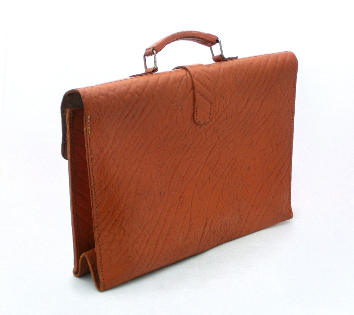 Leather Briefcase, Brown Messenger Bag, Vintage School Bag, Strong