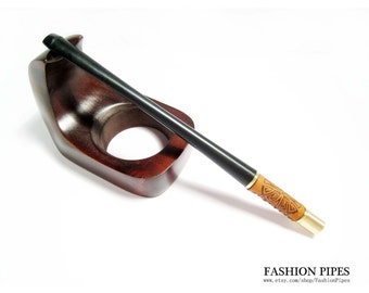 Vintage Slim Cigarette Holder Women's Leather Cigarette Holder "Marilyn Monroe". Handmade  5.9'' /  150 mm. Fits Super Slims