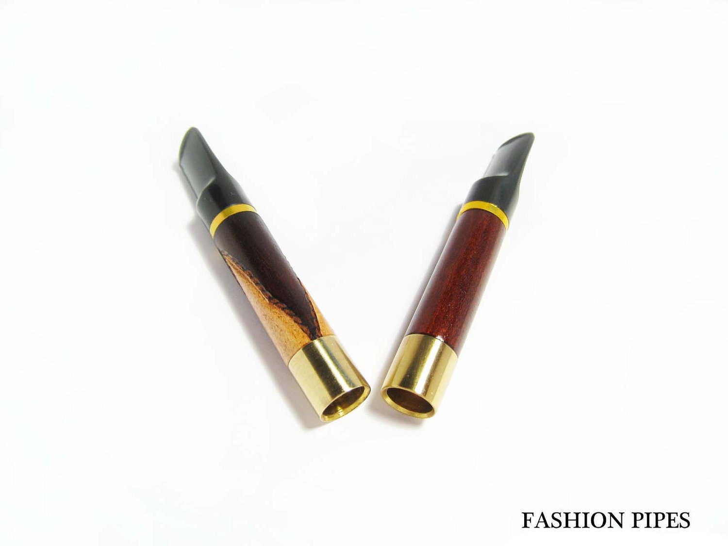 2 Wooden Holders Short Cigarette Holder. Handmade 3'' Etsy