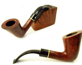 New Briar Fashion Pipe Morvedre "Bent Dublin" Tobacco Pipe Smoking Pipe/Pipes Handmade. Wooden Pipe