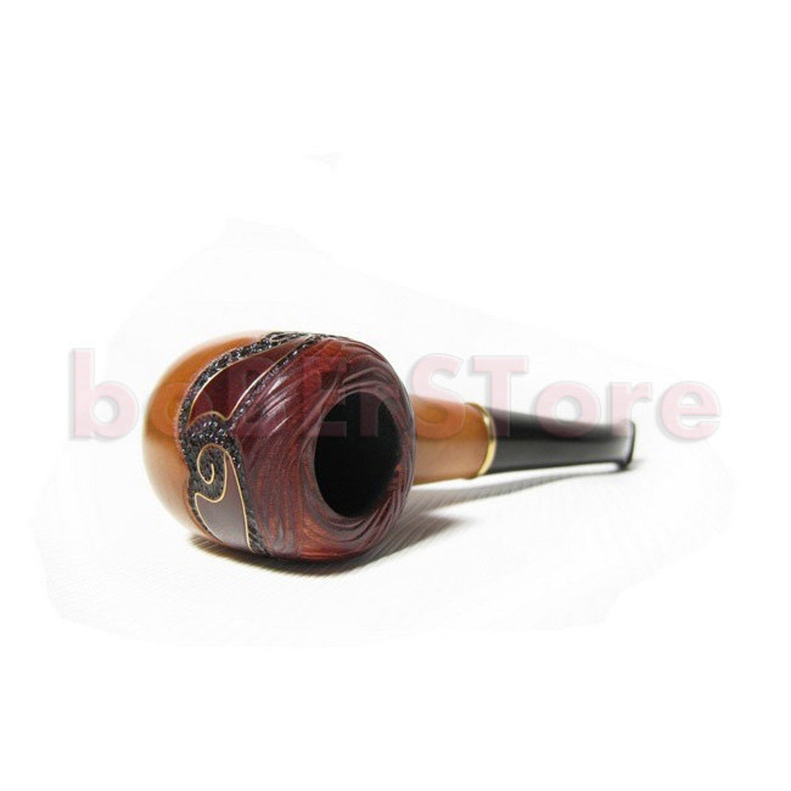 Unique Smoking Pipe/Pipes Tobacco pipe Wooden pipe inlaid for Etsy
