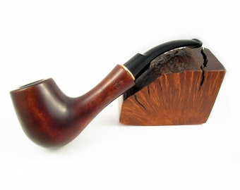 Genuine Wooden Tobacco Pipe Handcrafted "Canadian" Pipe, Designed for Smokers