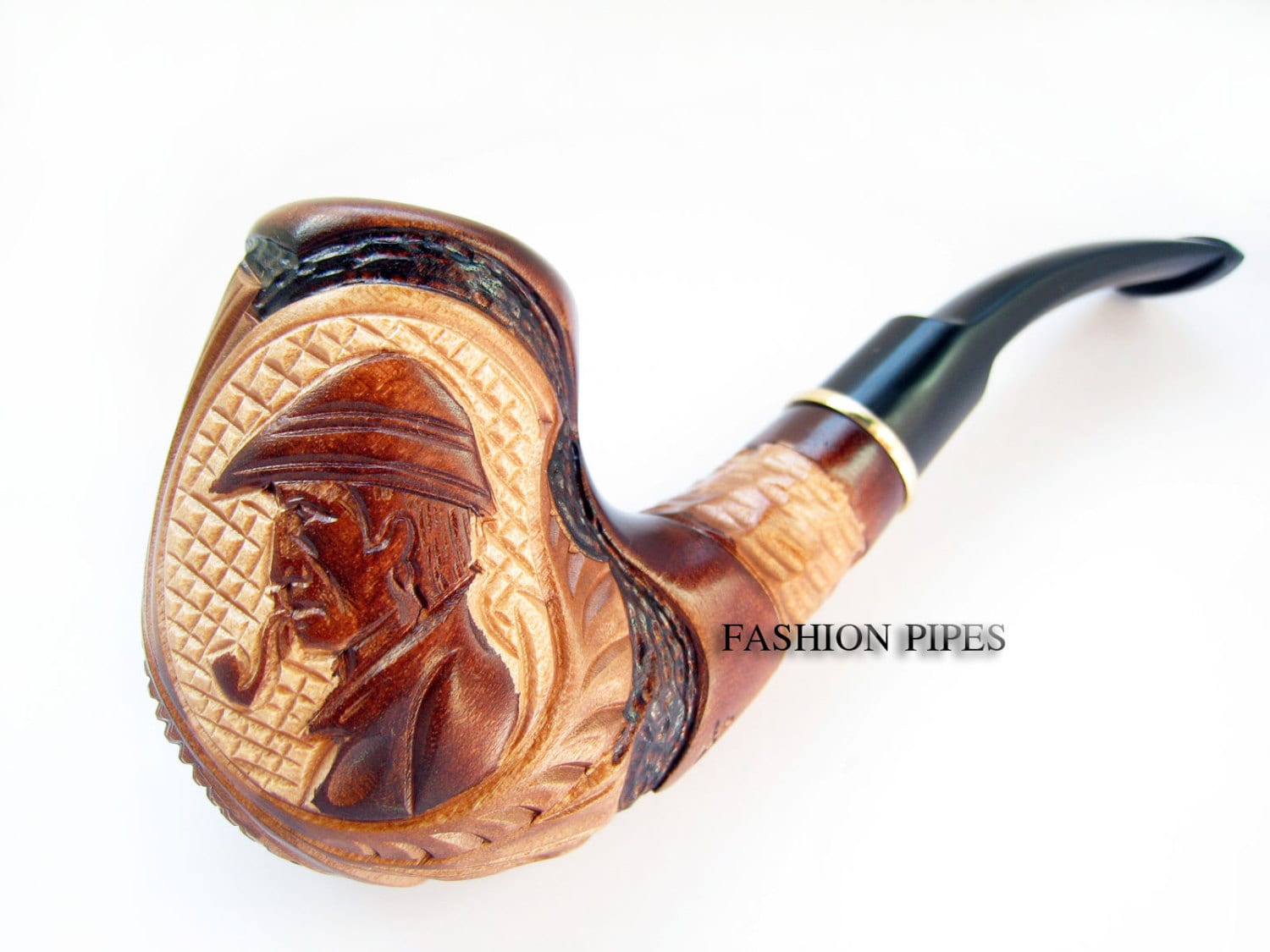Exclusive Style Pipe sherlock Holmes Tobacco Pipe Etsy