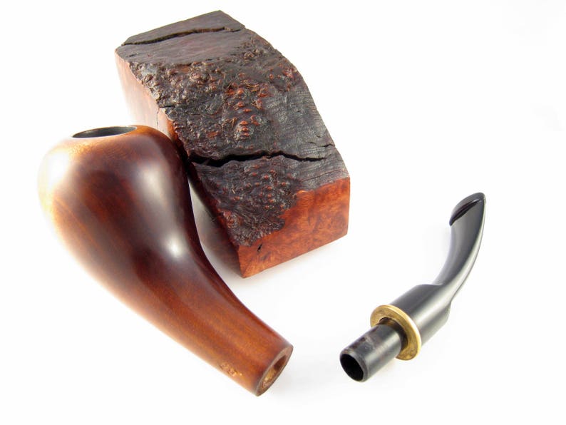 Wooden Tobacco Pipe Smoking IRISH Handcrafted Pear Etsy