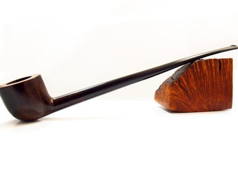 Briar Pipe Churchwarden "Lord" 3, Exclusive Style Long 260mm/10.2'' Handcarved, Designed for Pipe Smokers