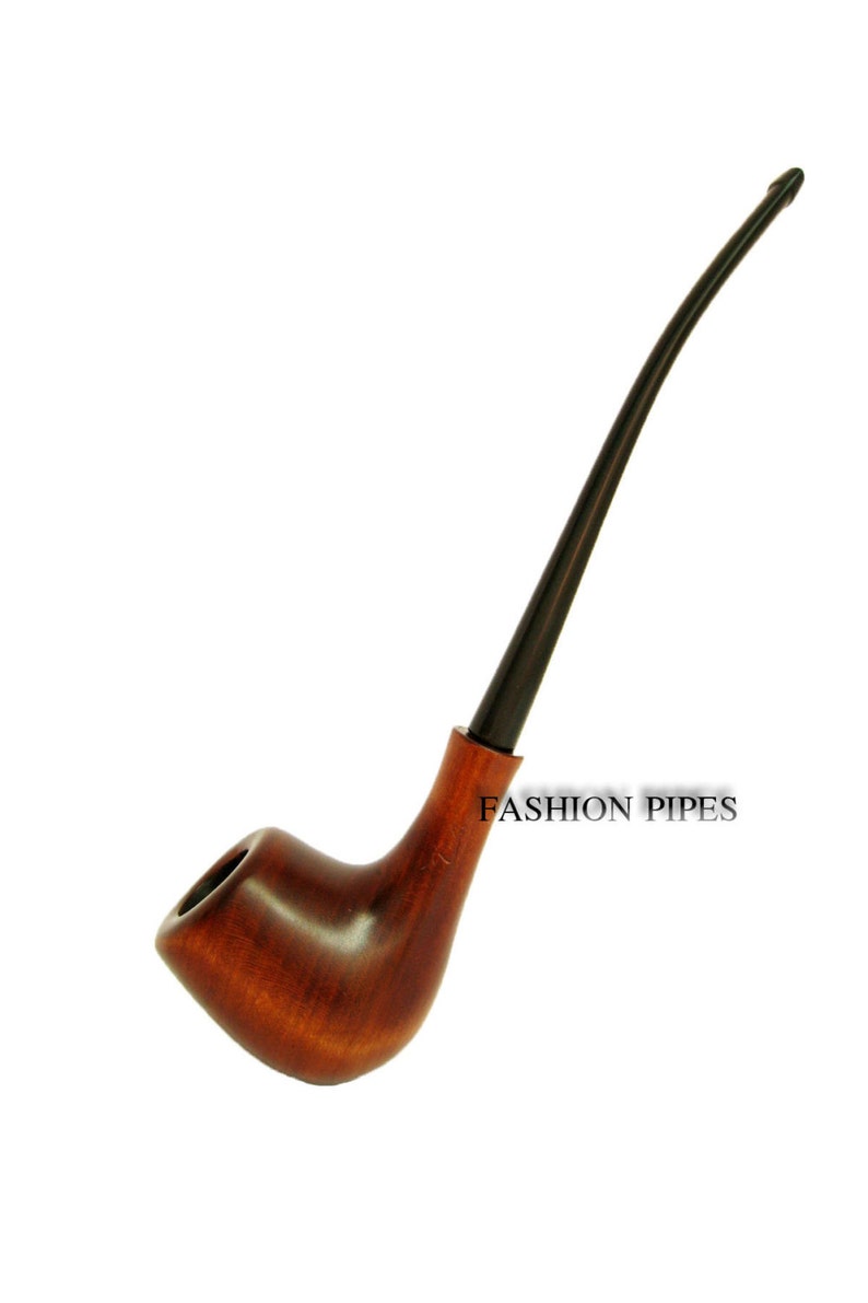 Long Wood Pipe Handmade. Ladies Tobacco Pipe. Wooden Pipes Etsy